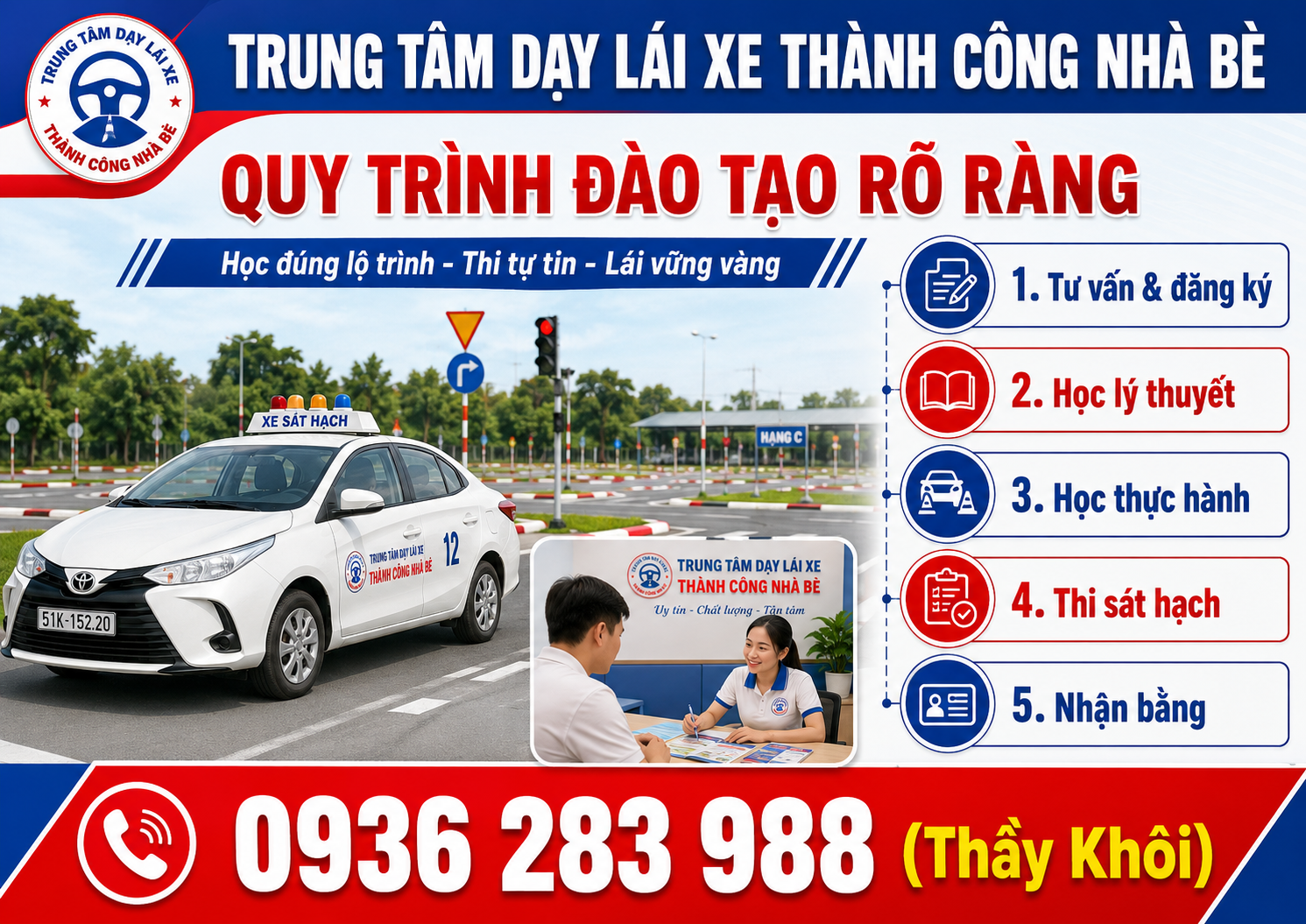 học bằng lái xe A1 gần Quận 7