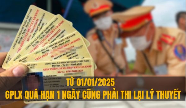 Nhiều quy định mới về cấp đổi giấy phép lái xe ô tô được áp dụng từ 01/01/2025