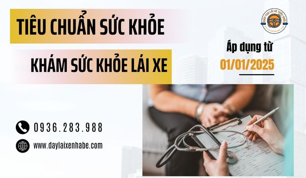 Quy định về tiêu chuẩn sức khỏe, khám sức khỏe áp dụng từ 01/01/2025