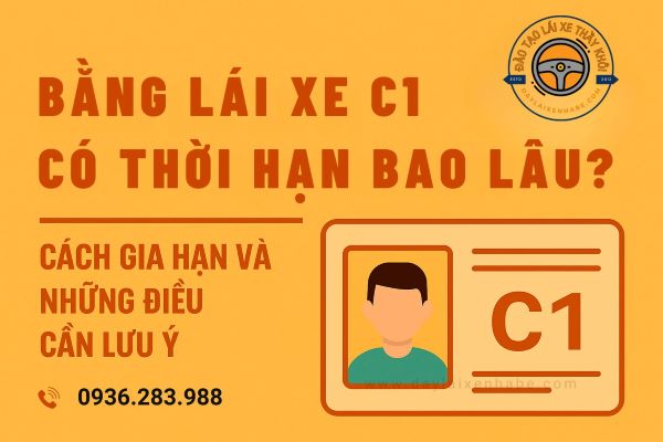 Bằng lái xe C1 có thời hạn bao lâu? Tìm hiểu chi tiết tại daylaixenhabe.com
